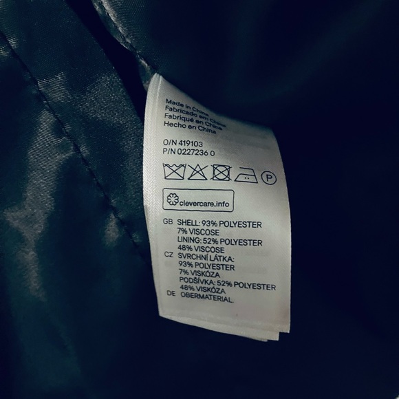 H&M Tweed Blazer (Black) - Picture 4 of 4